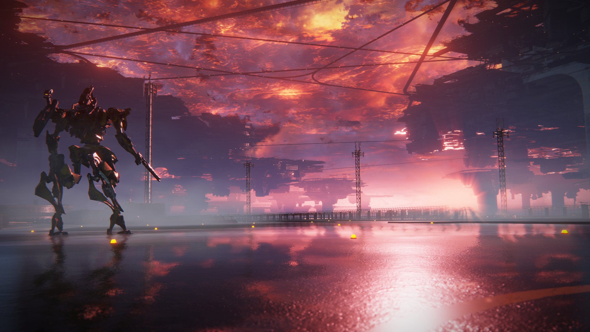 A screenshot featuring my assembly HORNET in Armored Core 6.