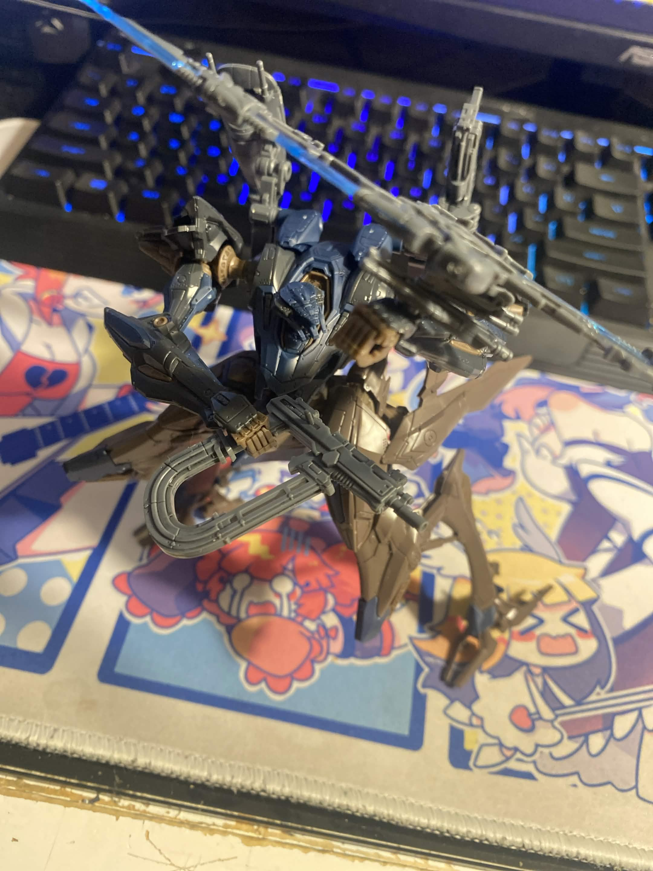 The completed model of Rusty's STEEL HAZE.
