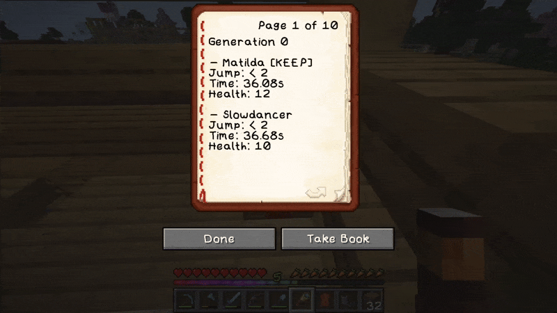 What exists so far of the breeding ledger for our donkeys.