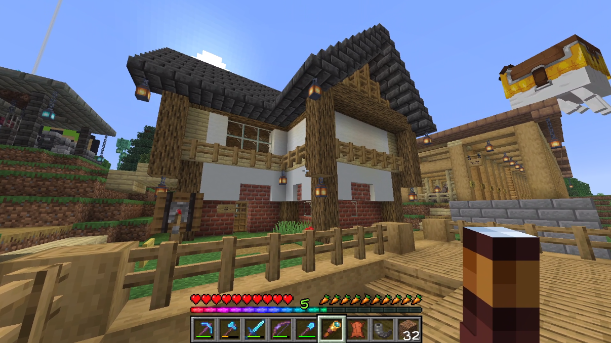 The exterior of my humble little home.