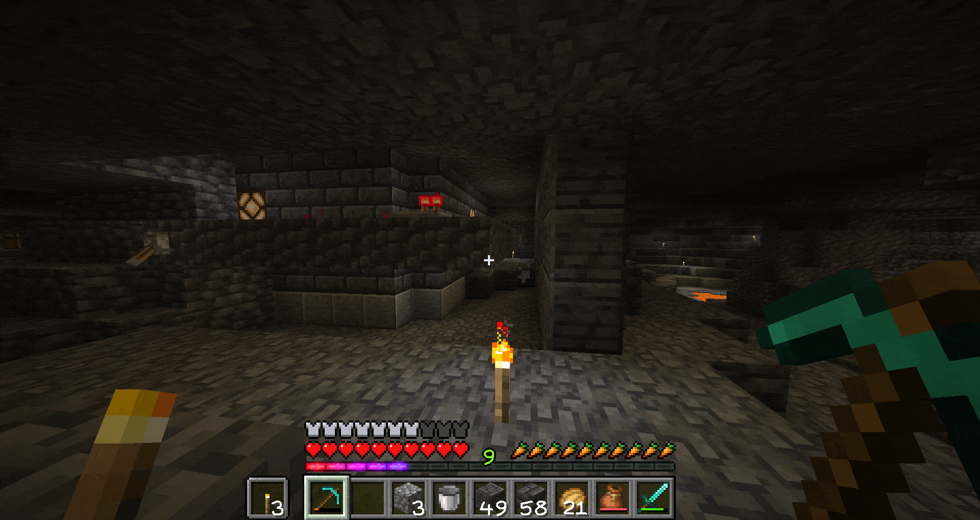 Encapsulated wiring showcase.