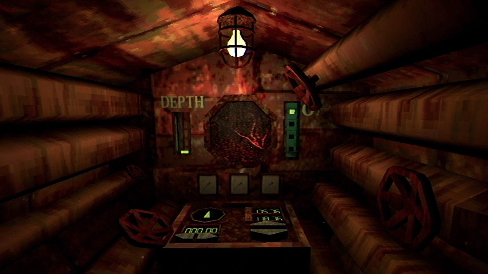 The Interior of the SM-13 "Iron Lung" ingame.